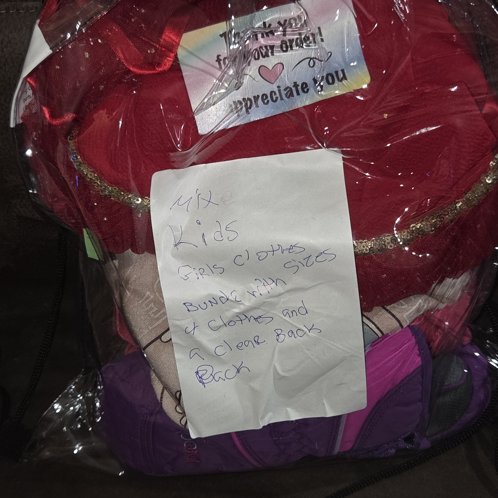 Macy's Kids Clothing Set - Red and Purple